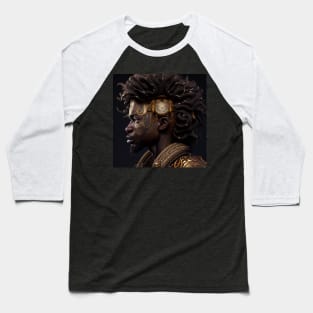 Afro Futuristic Zodiac- Leo Baseball T-Shirt